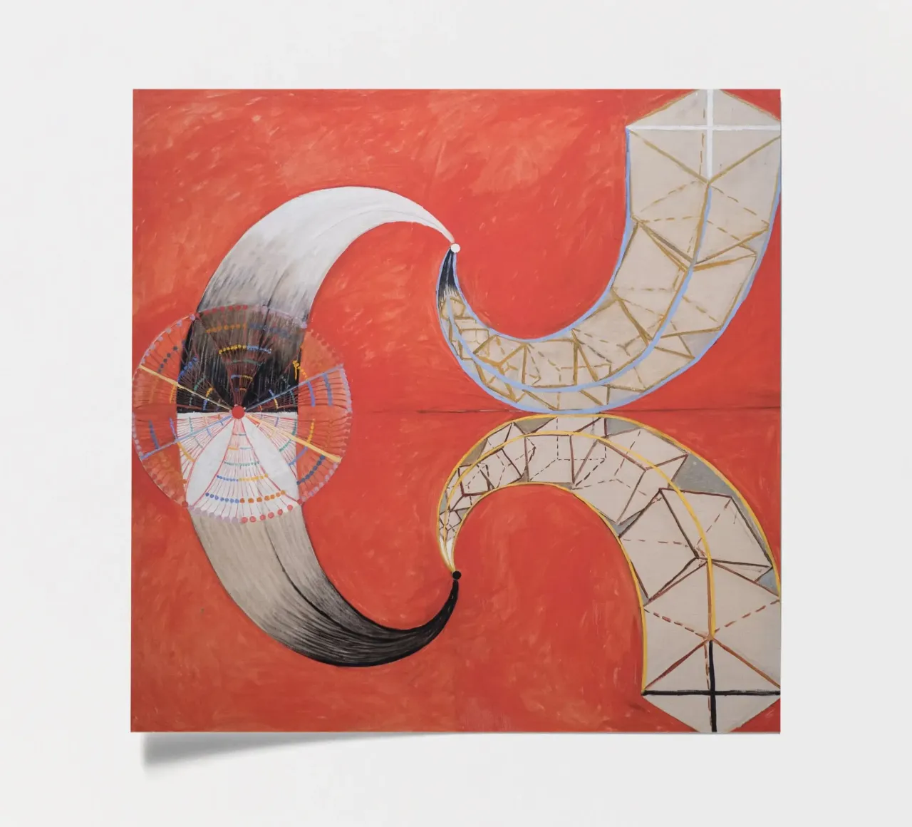 Hilma af Klint - Le Cygne, n° 09, Groupe IX-SUW planche autocollant de William Store