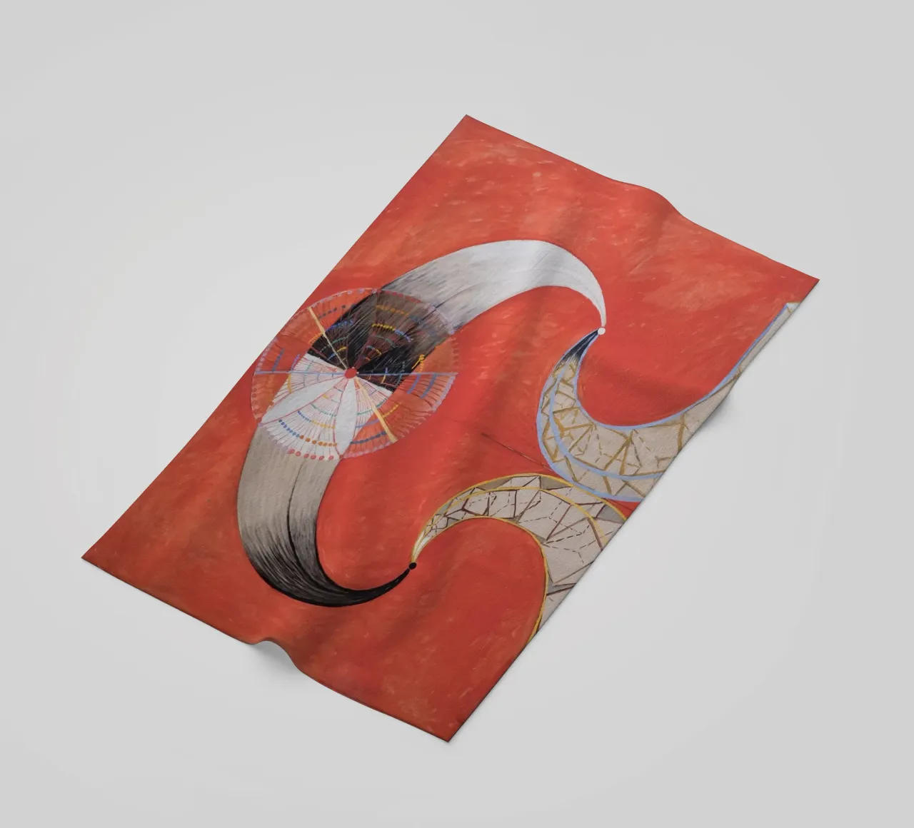 Hilma af Klint - Le Cygne, n° 09, Groupe IX-SUW serviette de plage de William Store