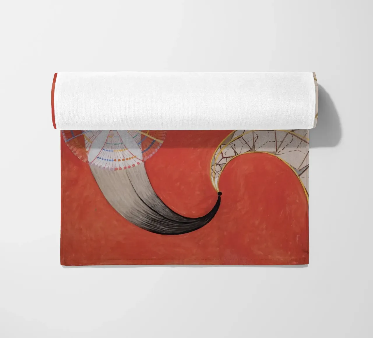 Hilma af Klint - Le Cygne, n° 09, Groupe IX-SUW serviette de plage de William Store