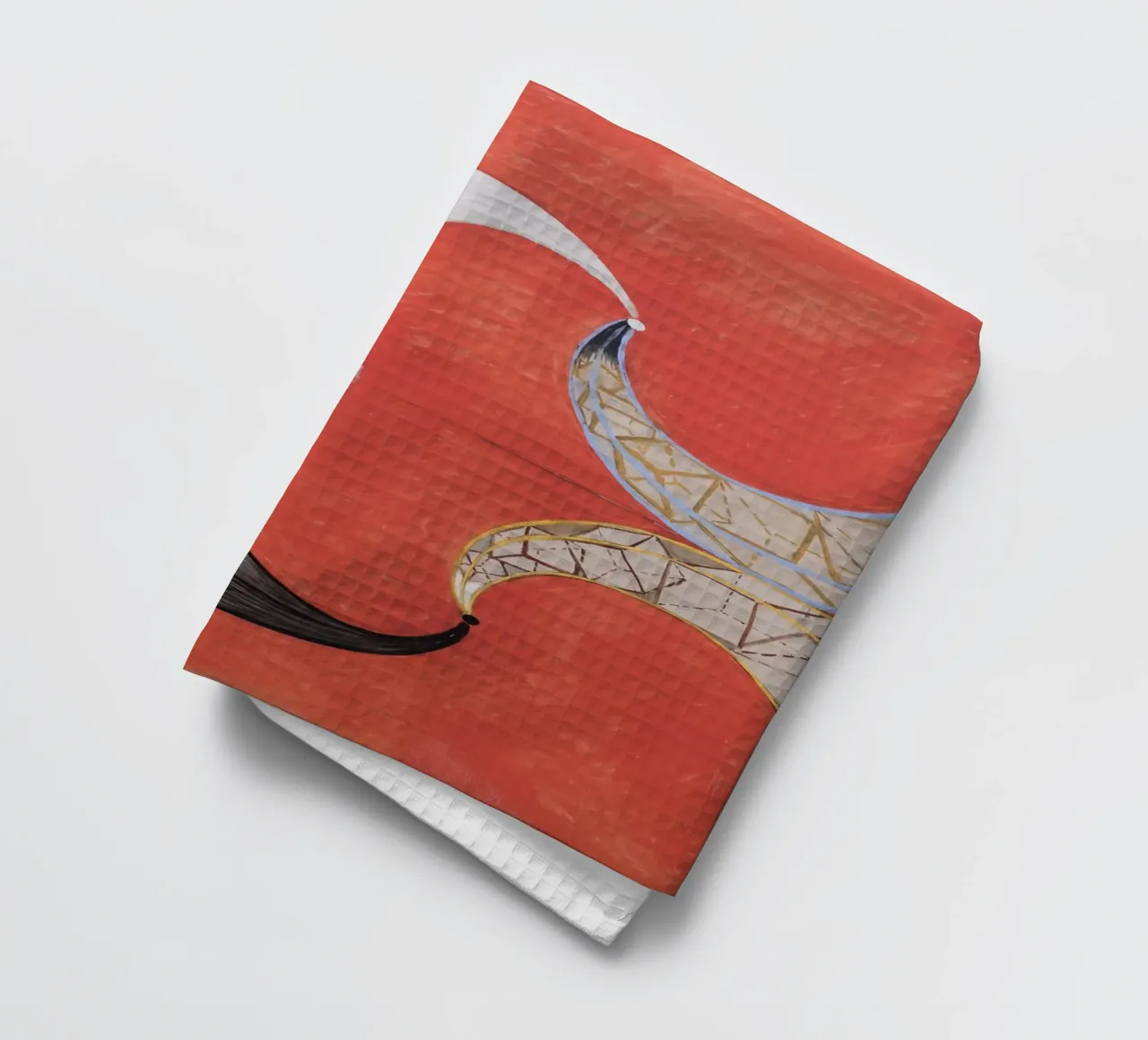 Hilma af Klint - Le Cygne, n° 09, Groupe IX-SUW torchon de William Store