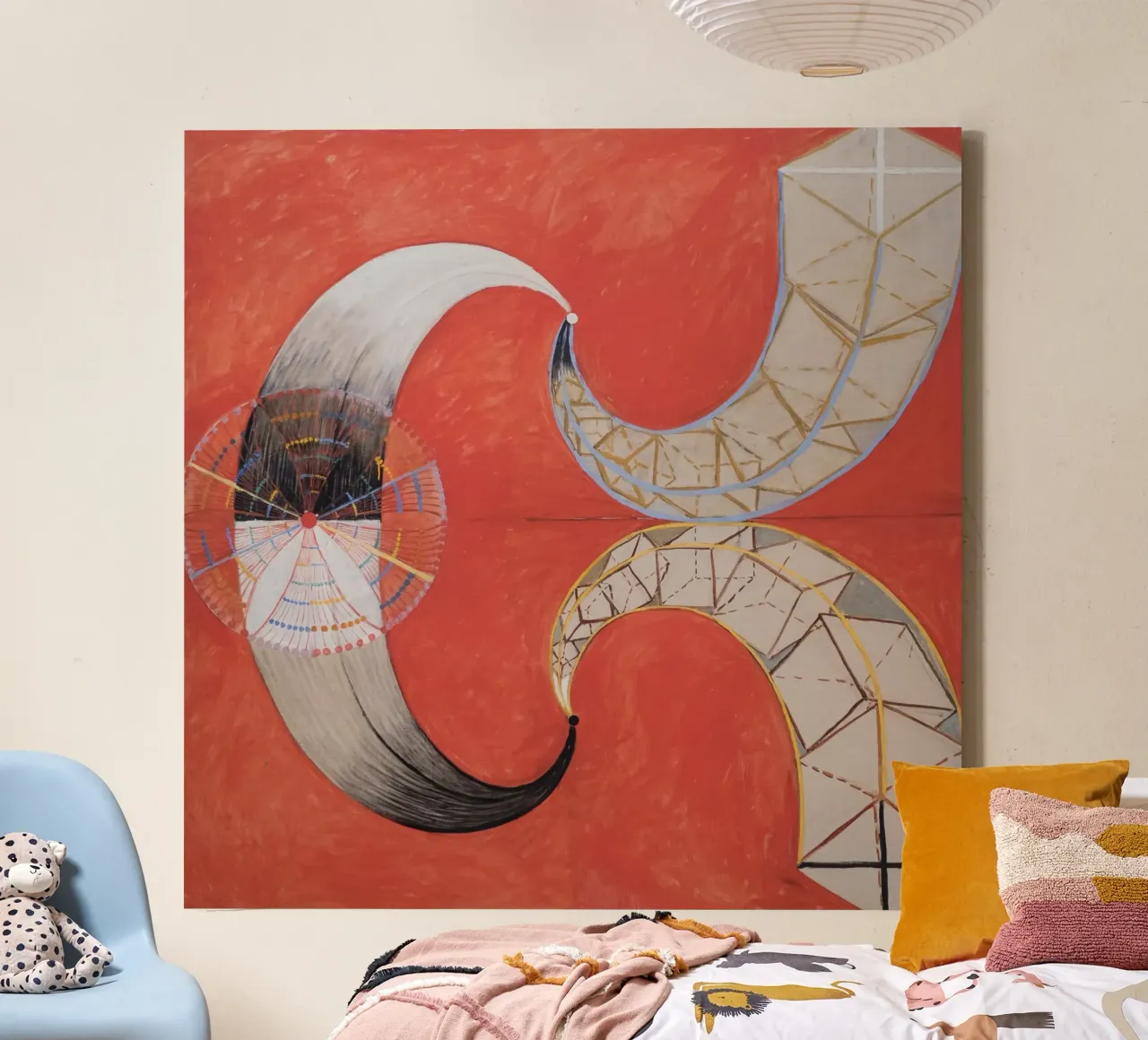 Hilma af Klint - Il Cigno, n. 09, Gruppo IX-SUW tela da William Store