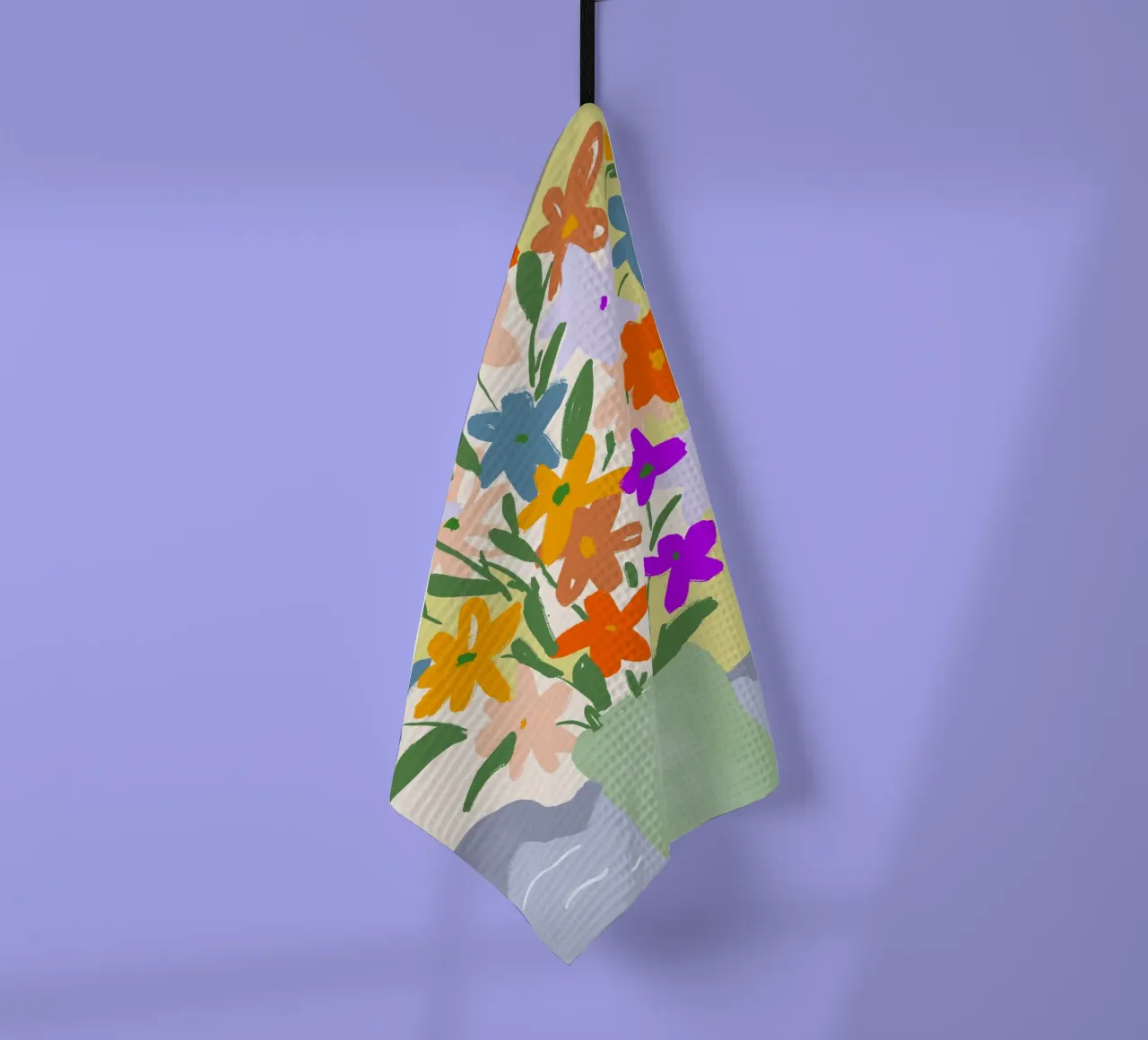 Spring Bouquet canovaccio da cucina da treechild