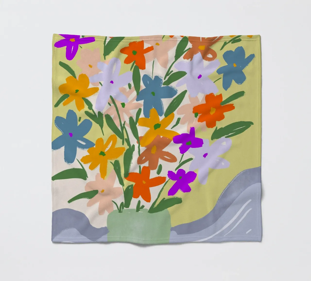 Spring Bouquet coperta in pile da treechild