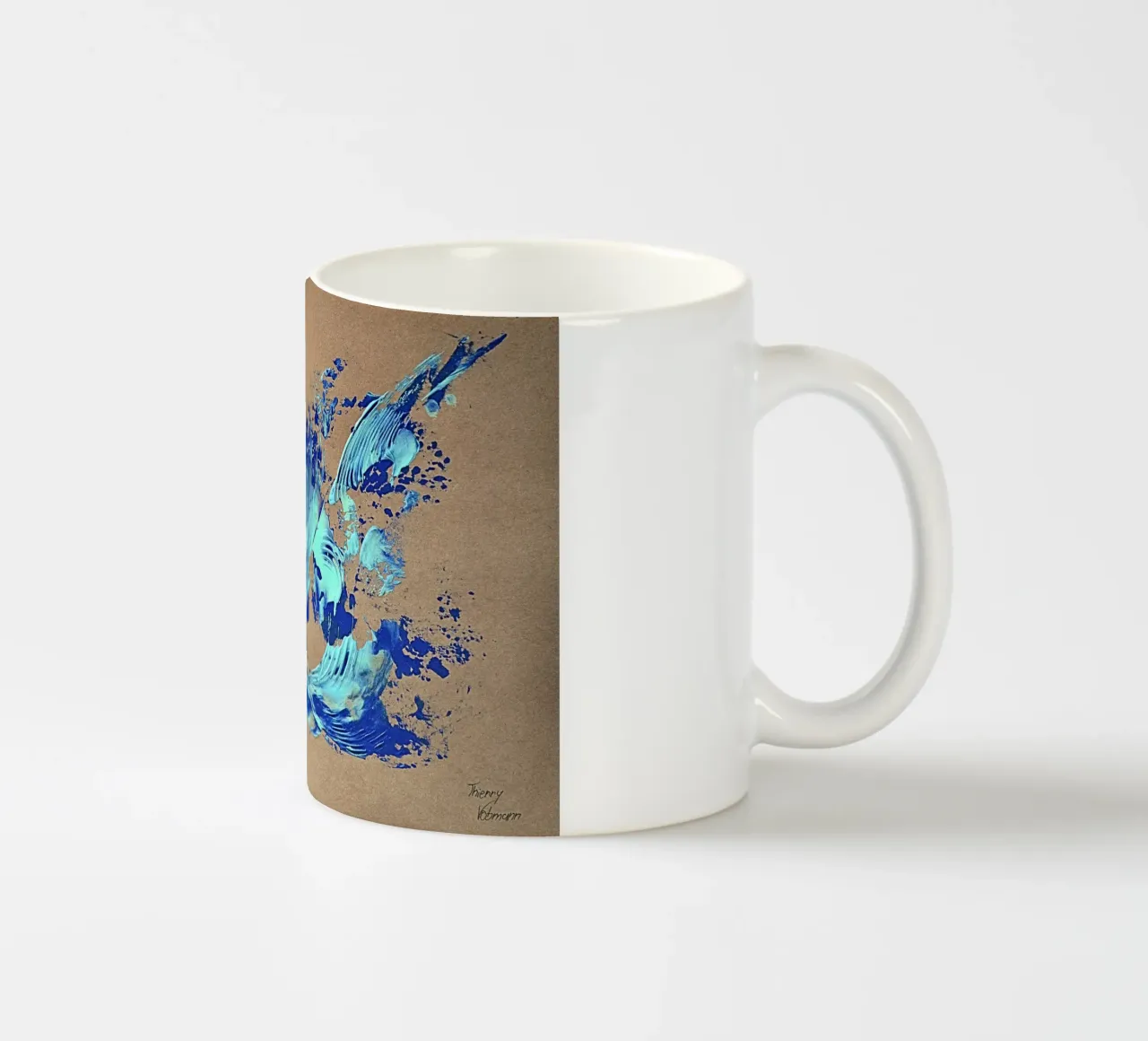 NATURAL STYLE 39 tazza in ceramica da Thierry Vobmann Abstract painting