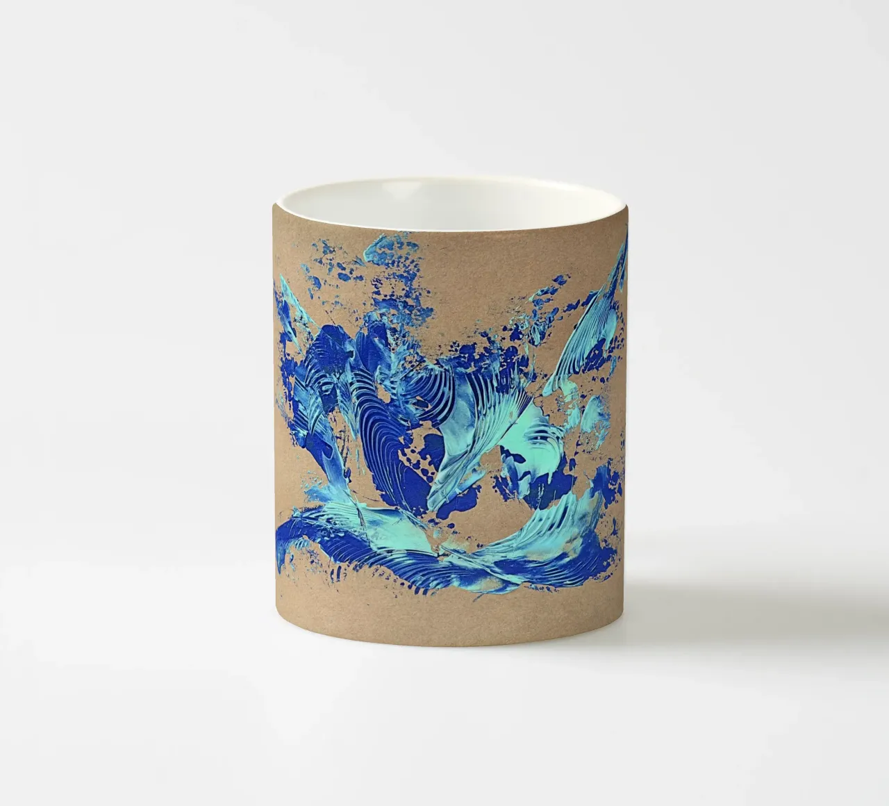 NATURAL STYLE 39 tazza in ceramica da Thierry Vobmann Abstract painting