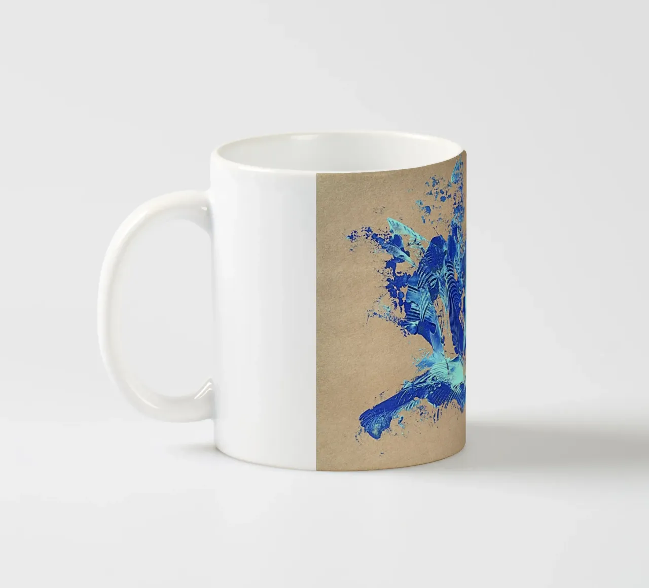NATURAL STYLE 39 tazza in ceramica da Thierry Vobmann Abstract painting
