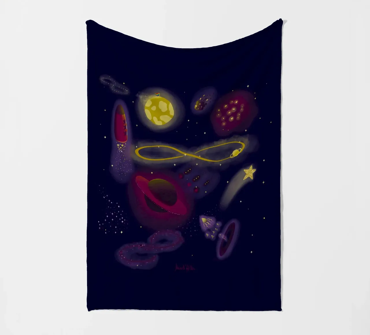 Infinity fleecedeken van Mandalla Illustration