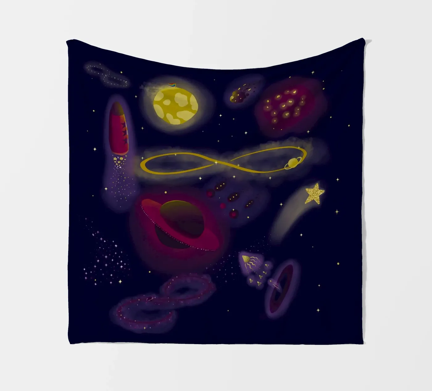 Infinity fleecedeken van Mandalla Illustration