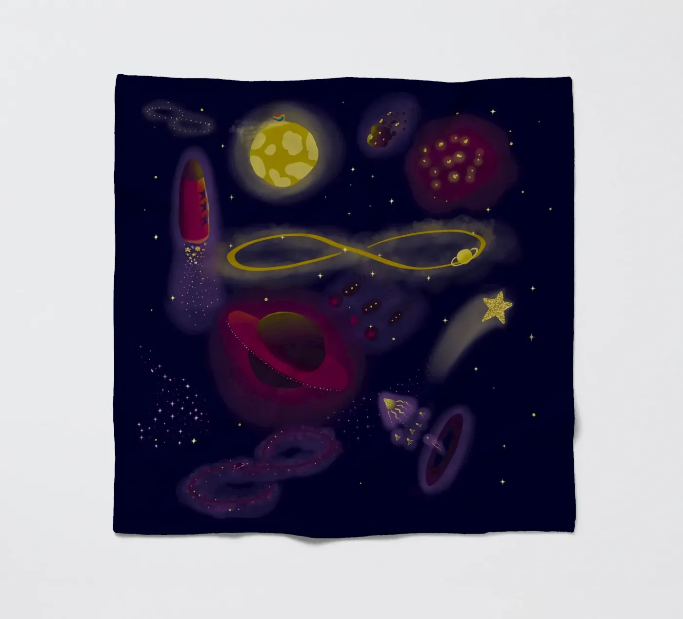 Infinity fleecedeken van Mandalla Illustration
