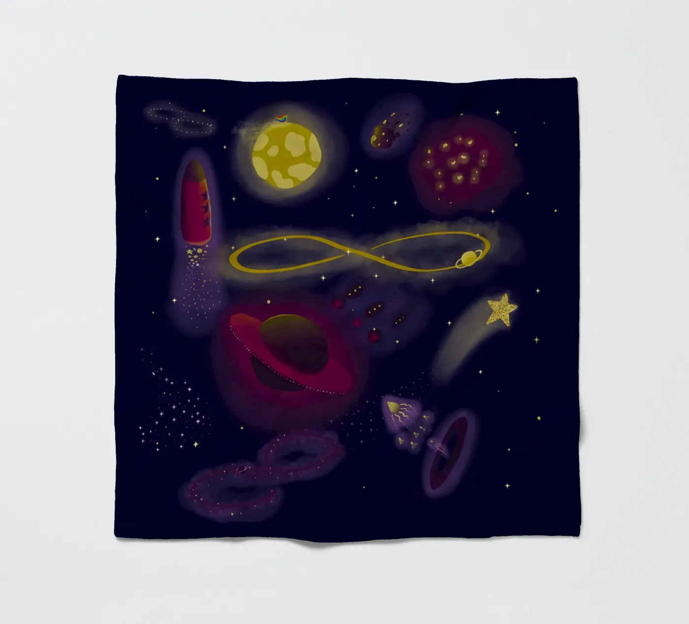 Infinity coperta in pile da Mandalla Illustration