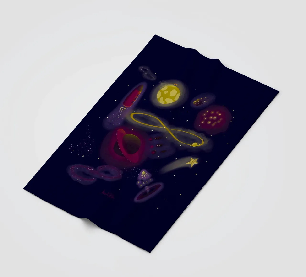 Infinity fleecedeken van Mandalla Illustration