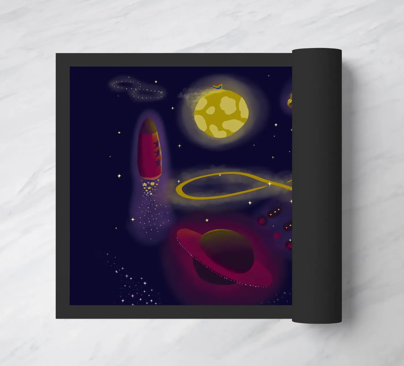 Infinity Fußmatte von Mandalla Illustration