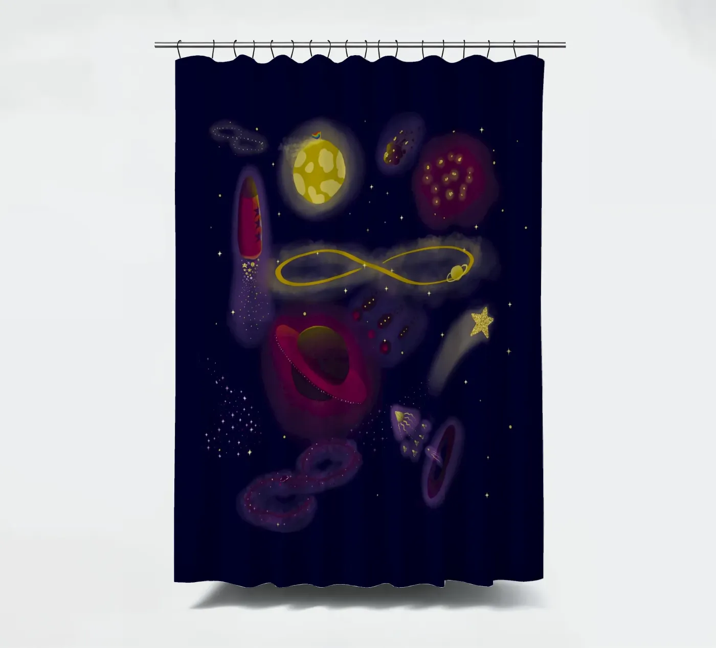 Infinity Duschvorhang von Mandalla Illustration