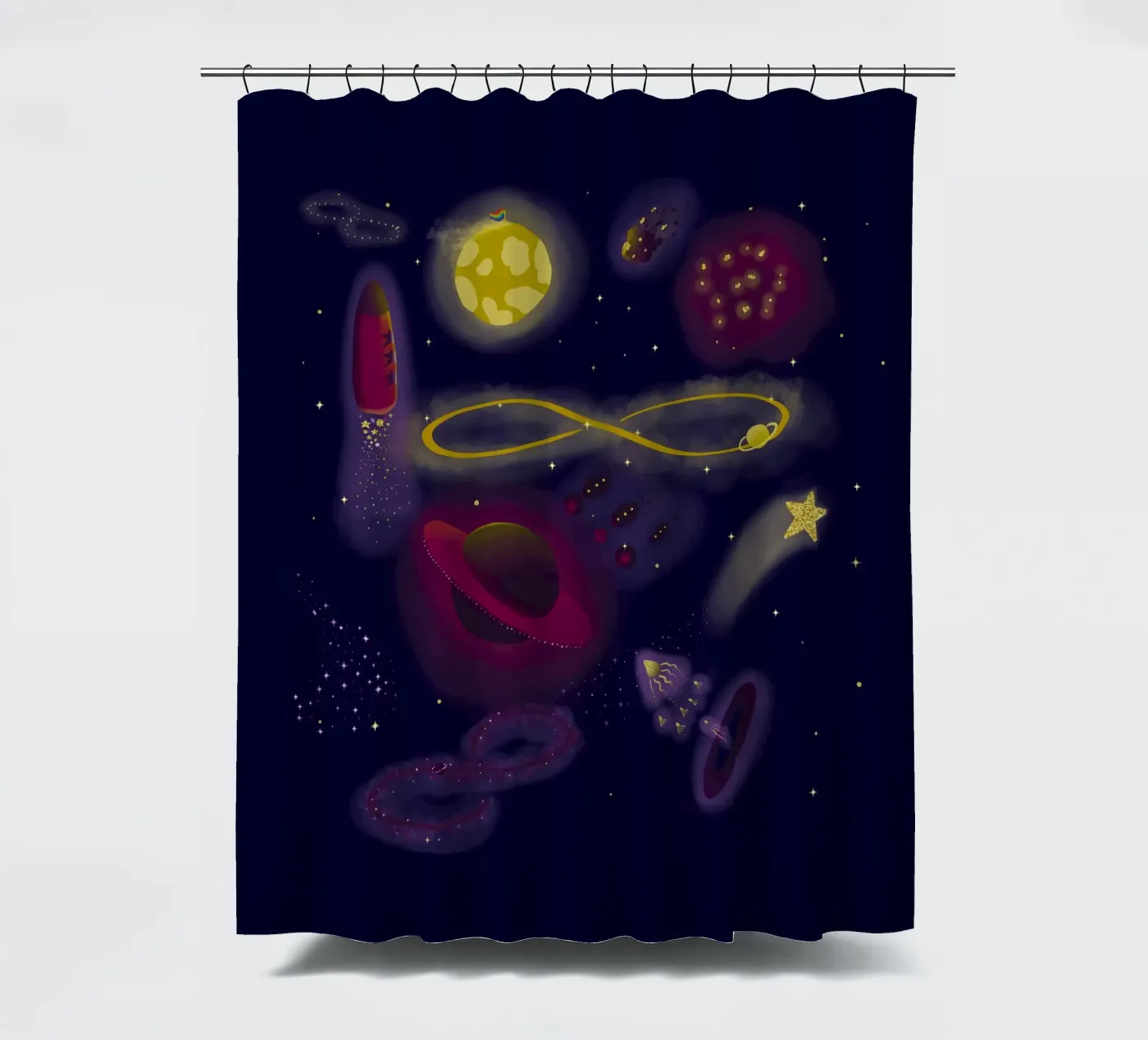 Infinity Duschvorhang von Mandalla Illustration