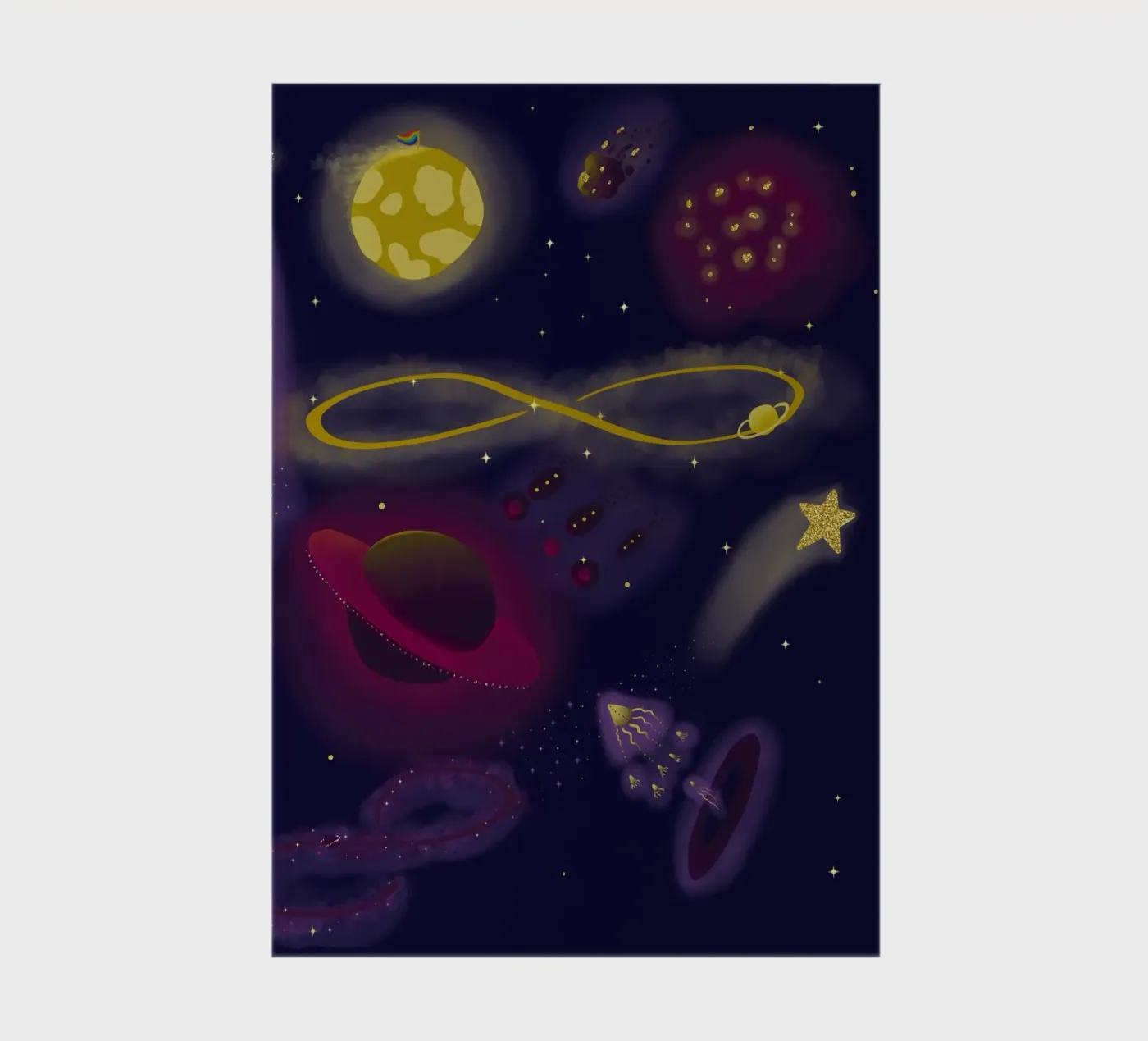 Infinity notebook by Mandalla Illustration