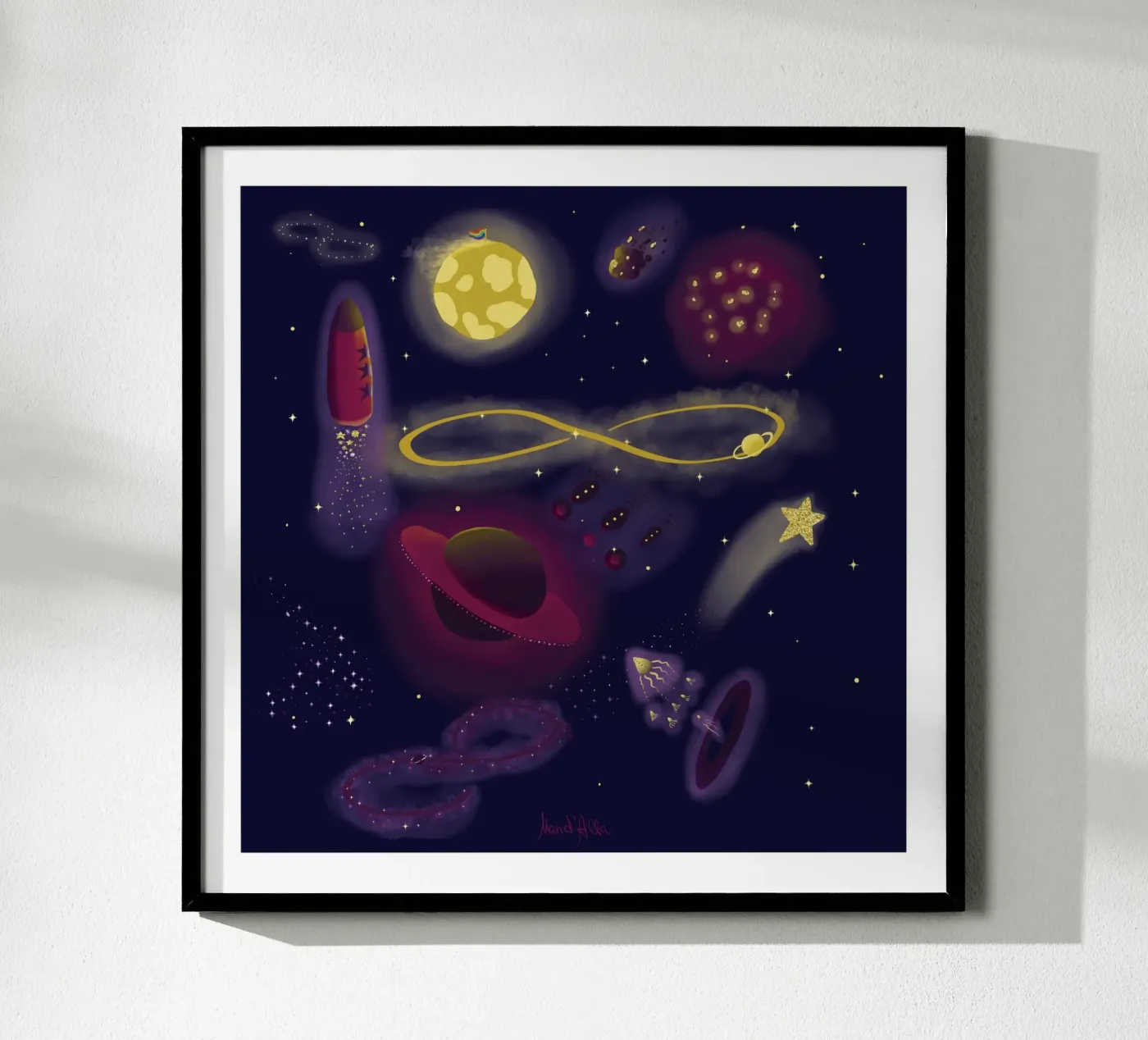 Infinity poster by Mandalla Illustration