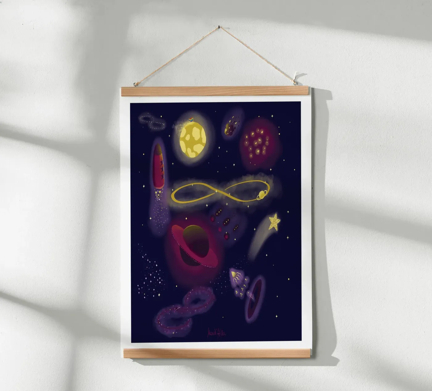 Infinity poster by Mandalla Illustration