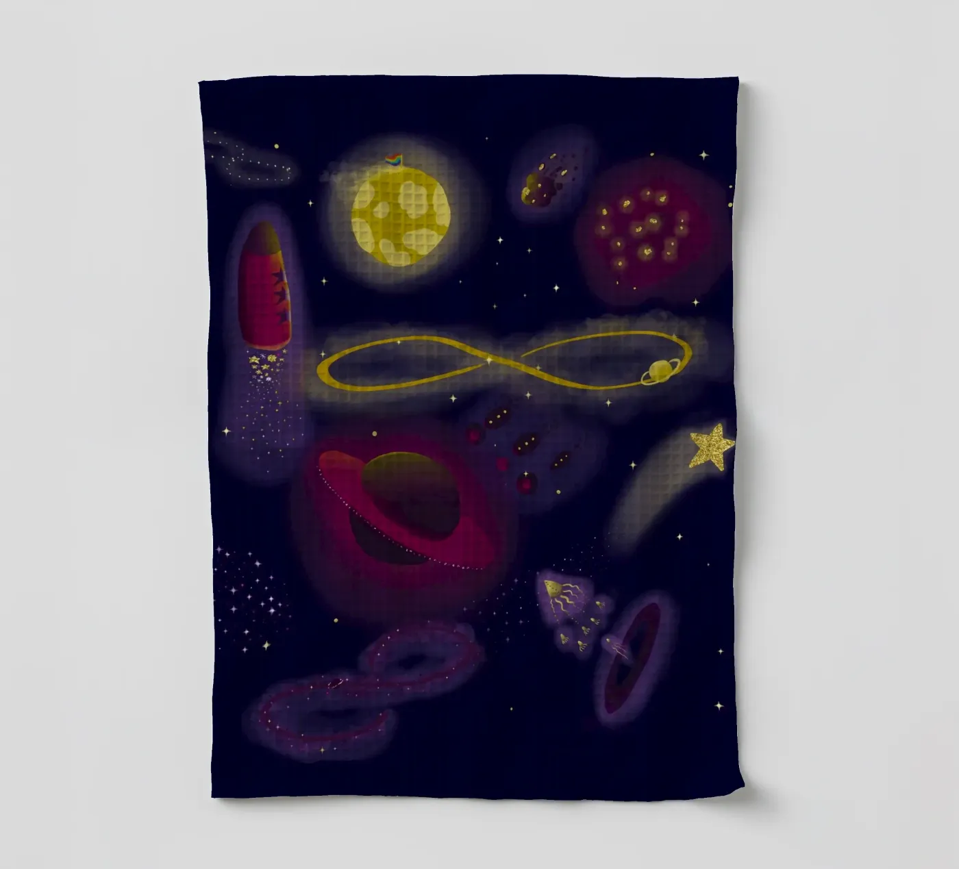 Infinity theedoek van Mandalla Illustration