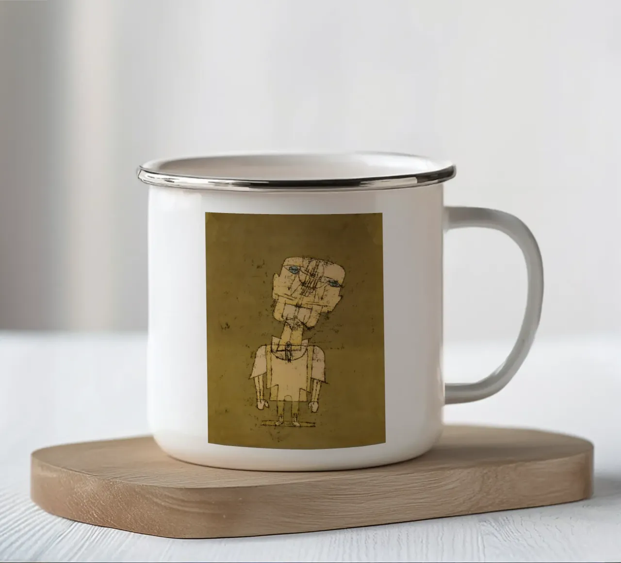 Paul Klee - Fantasma di un genio tazza in smalto da Timeless Artworks