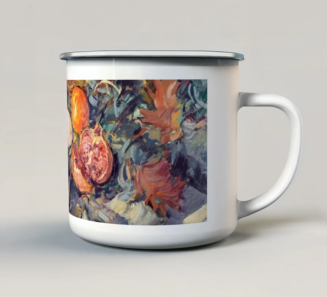 Still Life With Fruit tazza in smalto da apoloprints