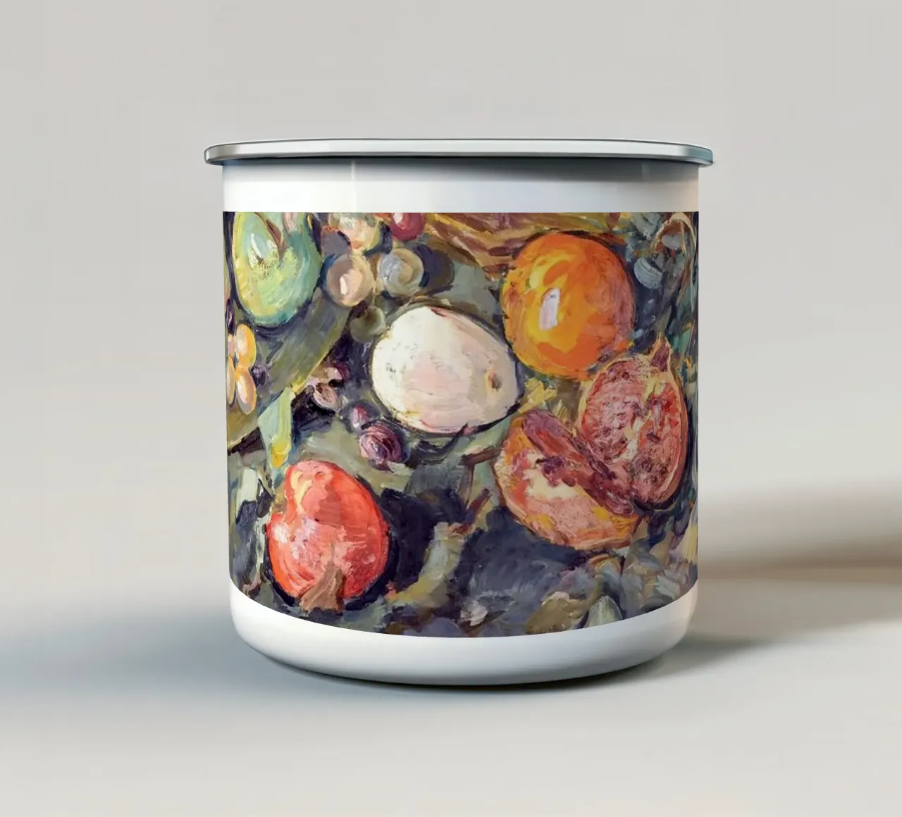 Still Life With Fruit tazza in smalto da apoloprints