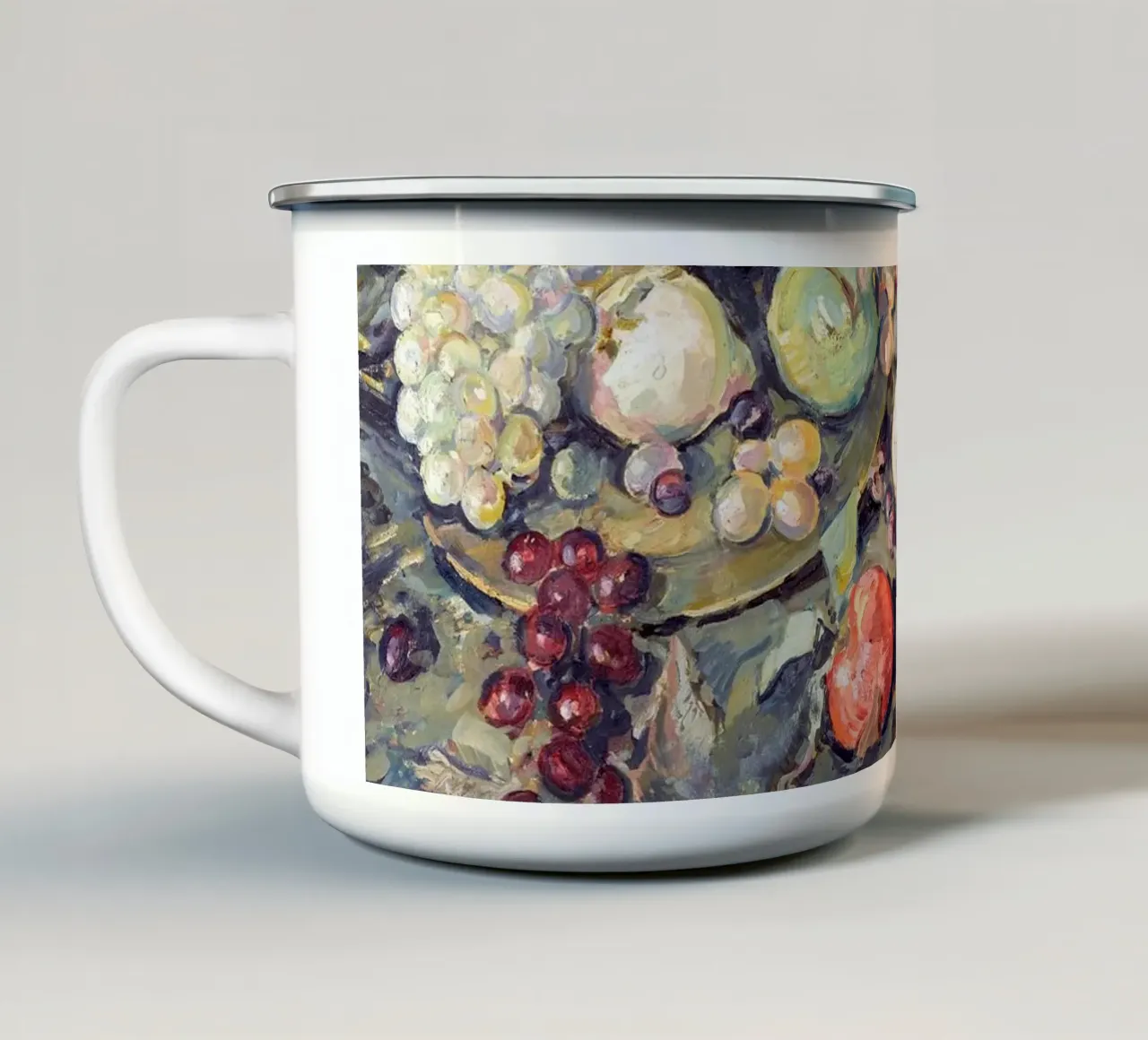 Still Life With Fruit tazza in smalto da apoloprints