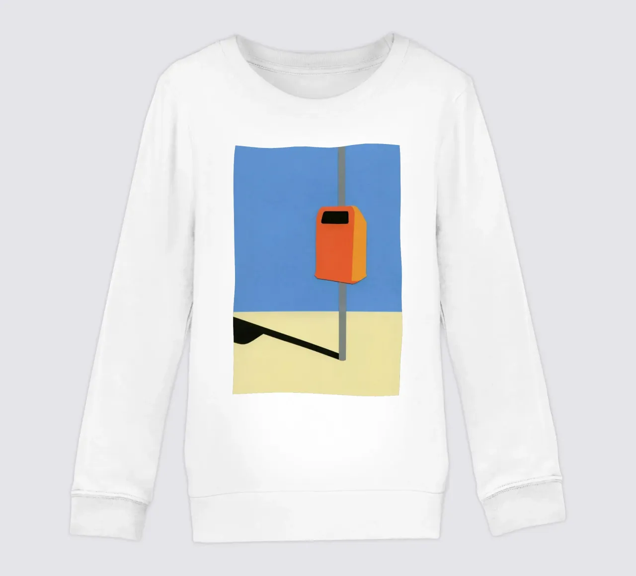 Orange Trash Can felpa bambino da Rosi Feist