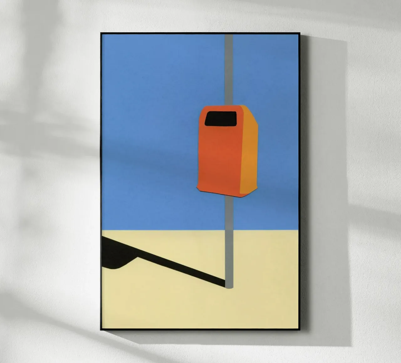 Orange Trash Can plexiglass da Rosi Feist