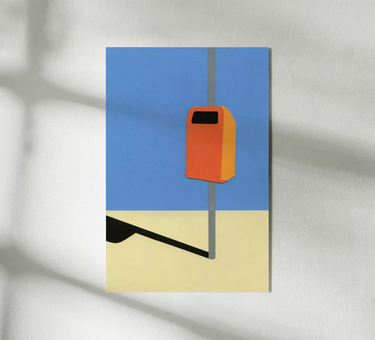 Orange Trash Can plexiglass da Rosi Feist