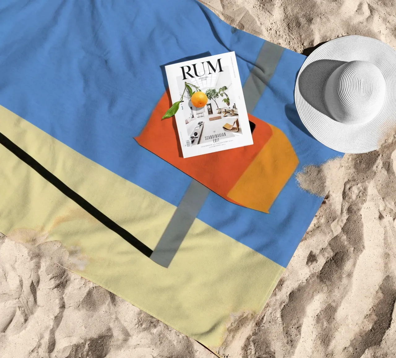 Orange Trash Can telo mare da Rosi Feist
