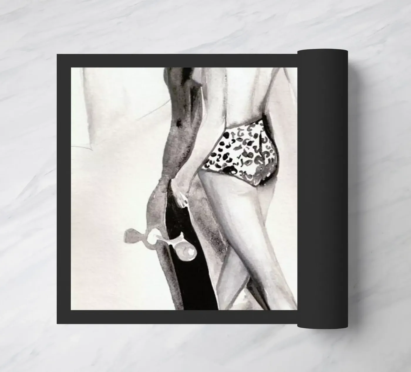 I Don't Do Laundry doormat by Victoria Verbaan