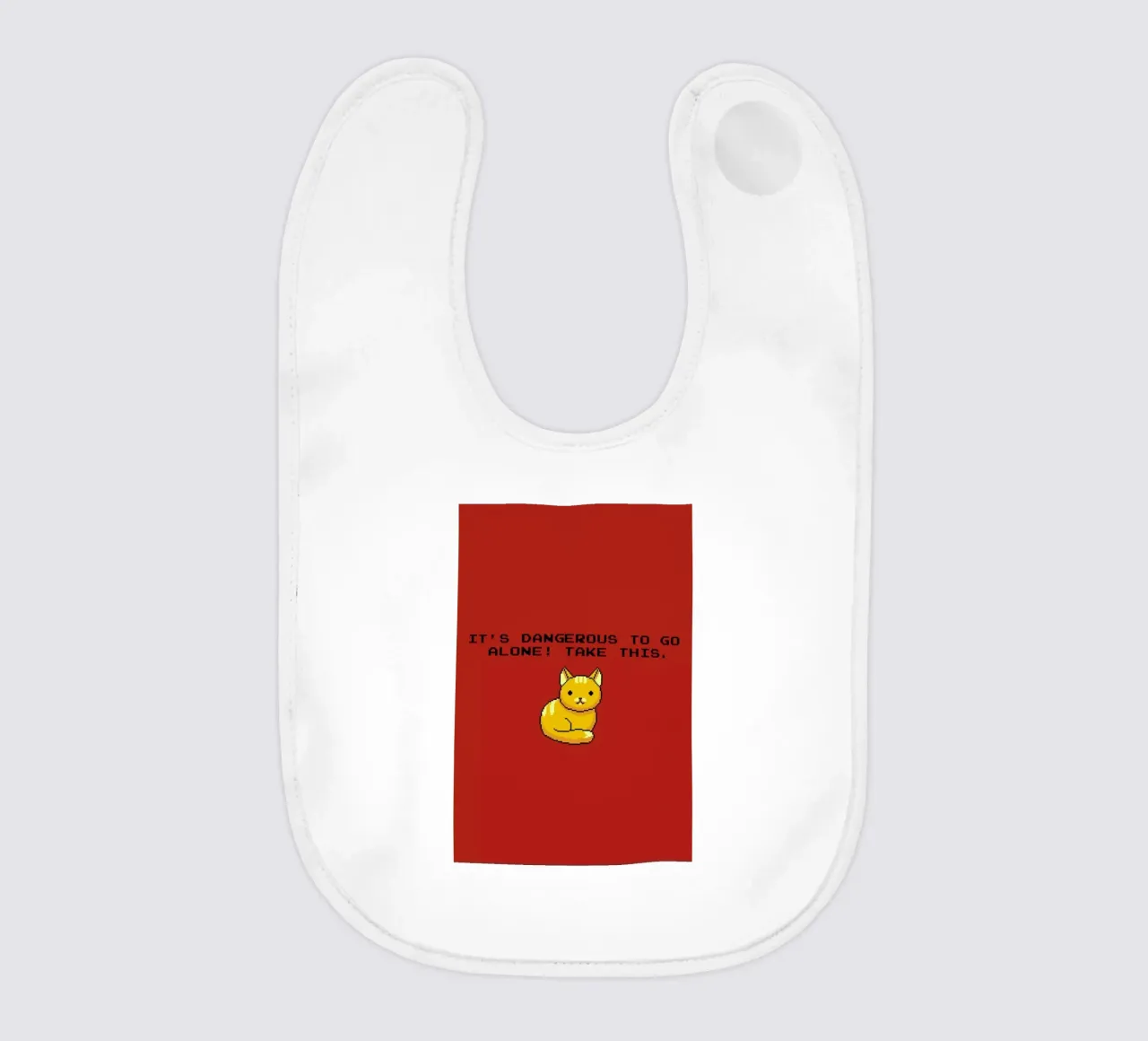 Its Dangerous To Go Alone Take This Cat bavaglino da Tobe Fonseca