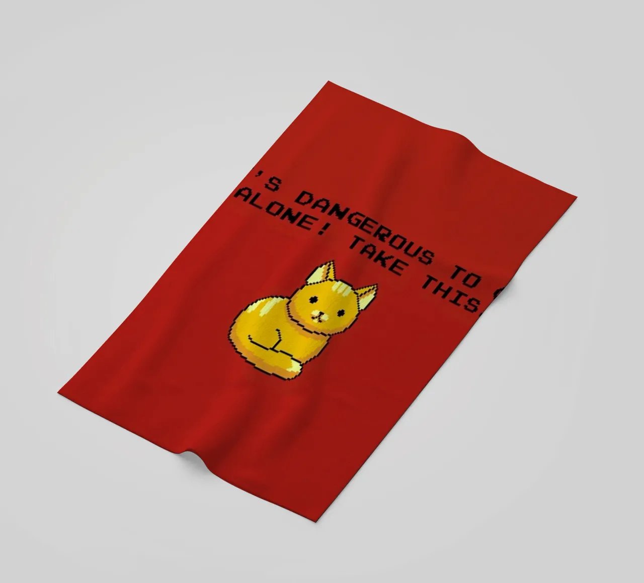 Its Dangerous To Go Alone Take This Cat telo mare da Tobe Fonseca