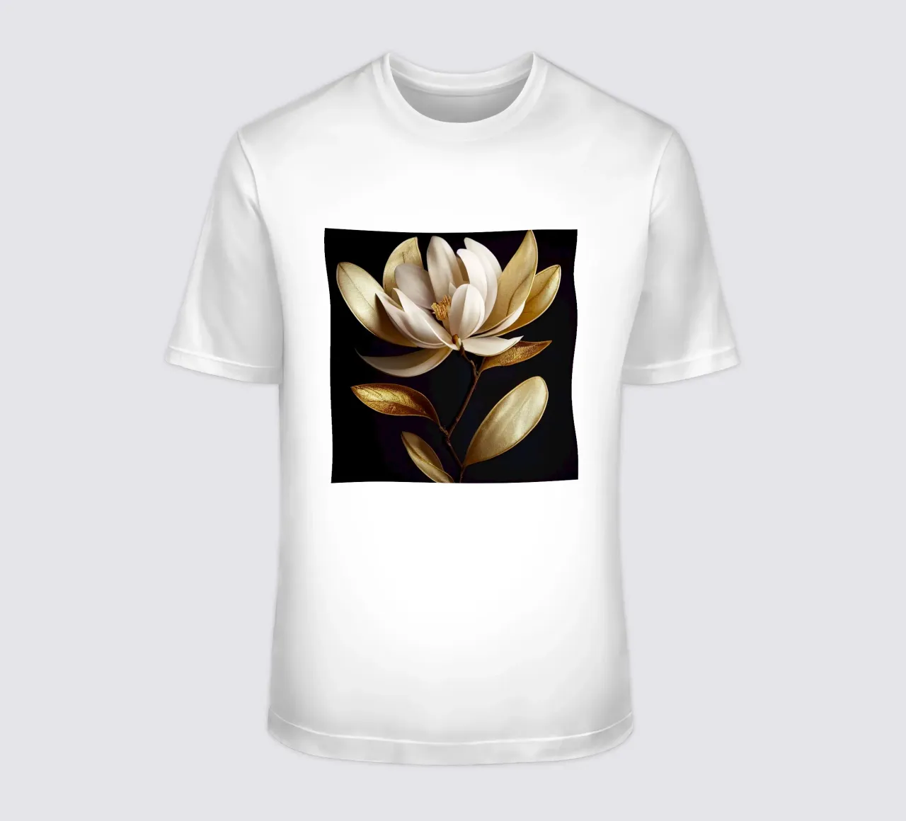 Macro Magnolia Flower t-shirt da Bold Blooms