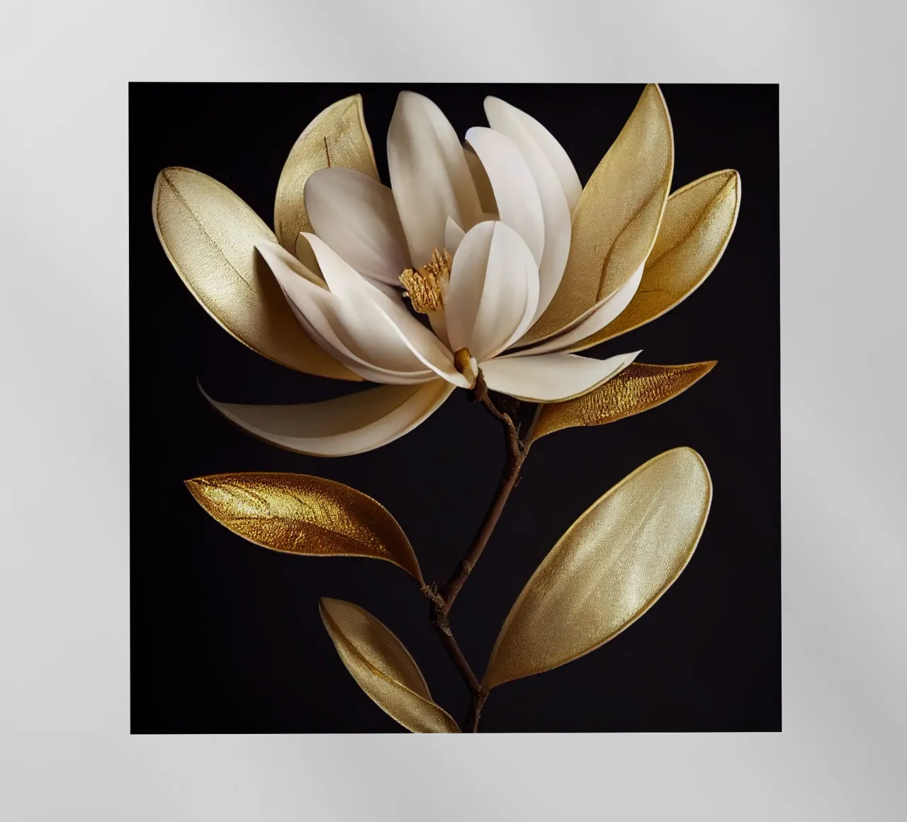 Macro Magnolia Flower pellicola backlit da Bold Blooms