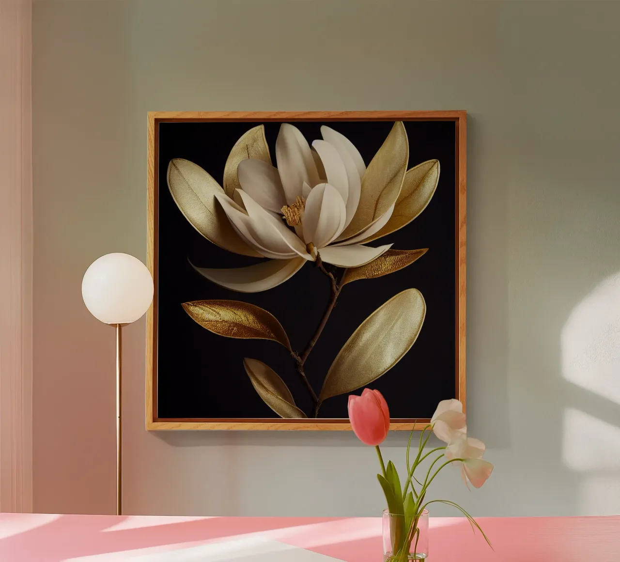 Macro Magnolia Flower plexiglass da Bold Blooms