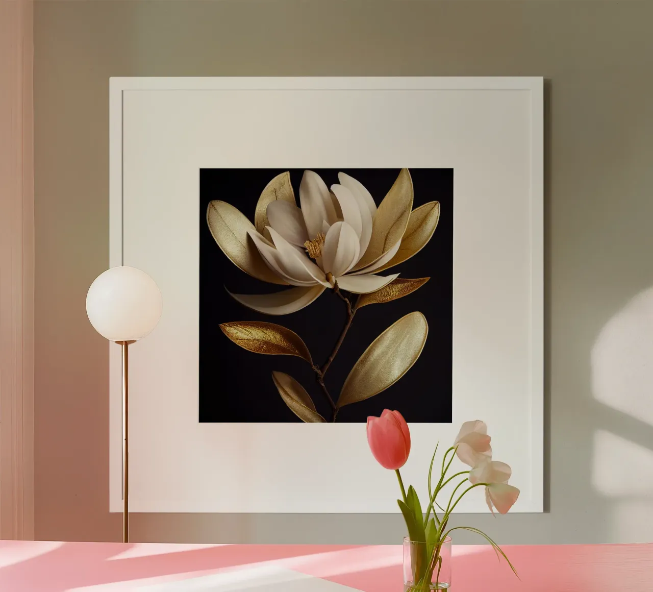 Macro Magnolia Flower carta hahnemühle da Bold Blooms