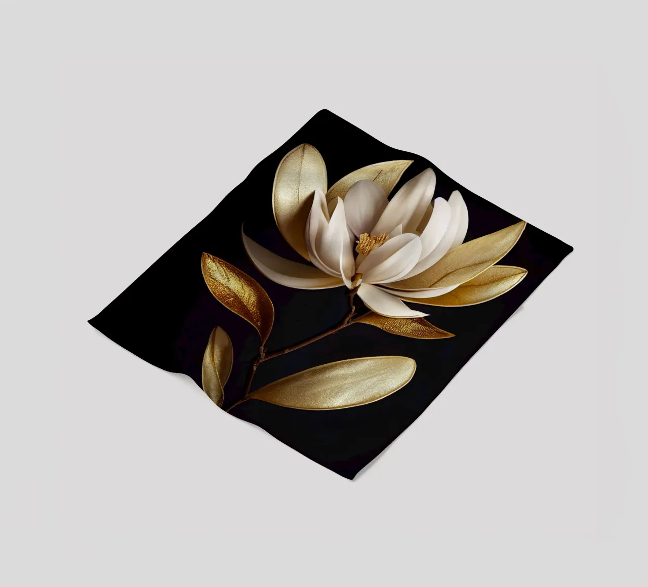 Macro Magnolia Flower coperta in pile da Bold Blooms
