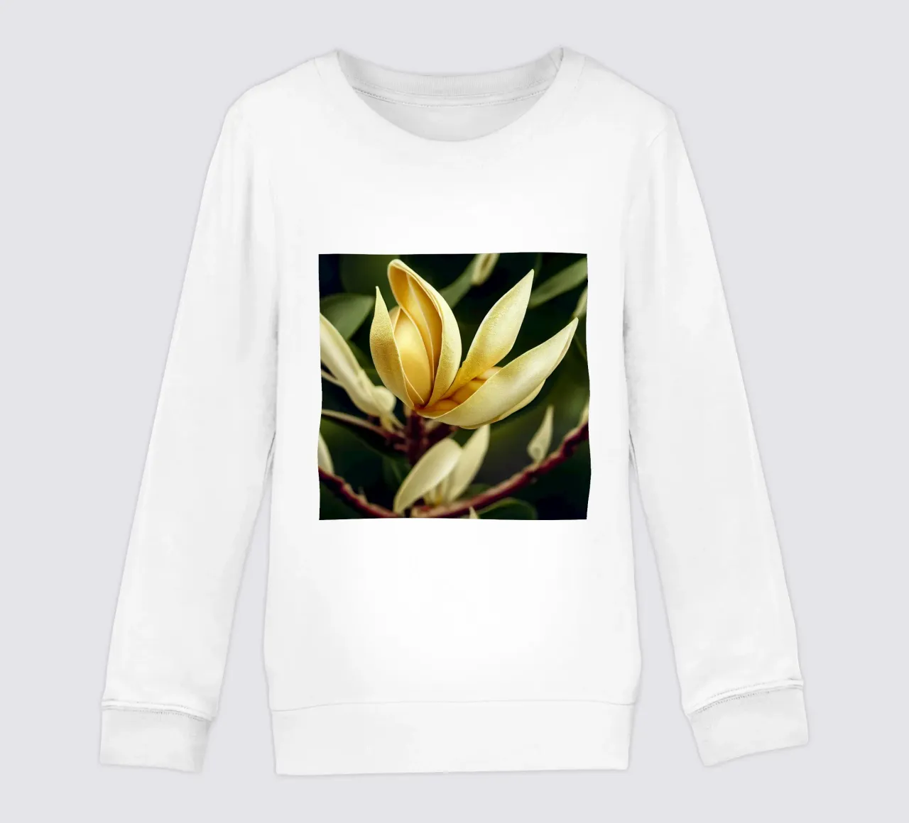Macro Magnolia Flower felpa bambino da Bold Blooms