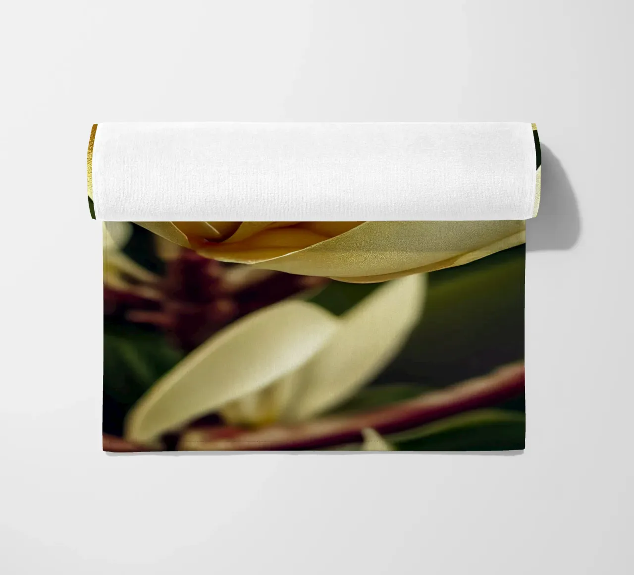 Macro Magnolia Flower telo mare da Bold Blooms