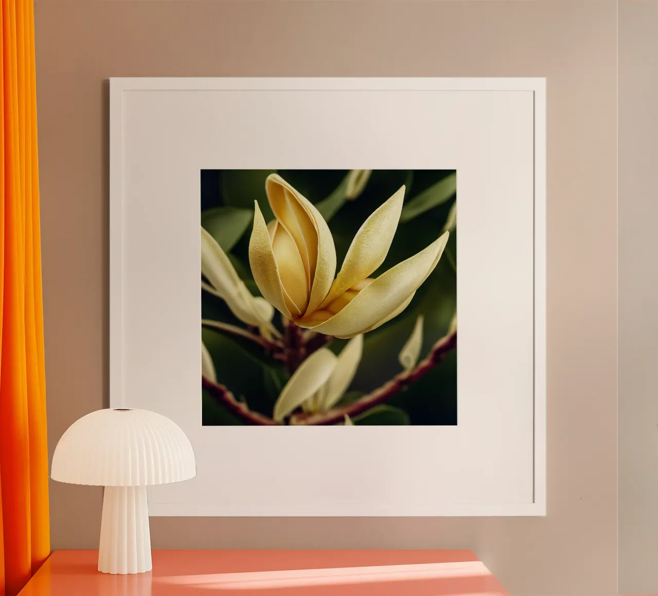 Makro Magnolienblüte Hahnemühle von Bold Blooms