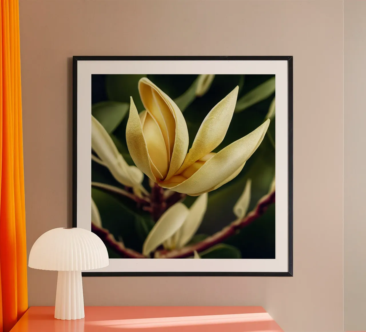 Makro Magnolienblüte Hahnemühle von Bold Blooms