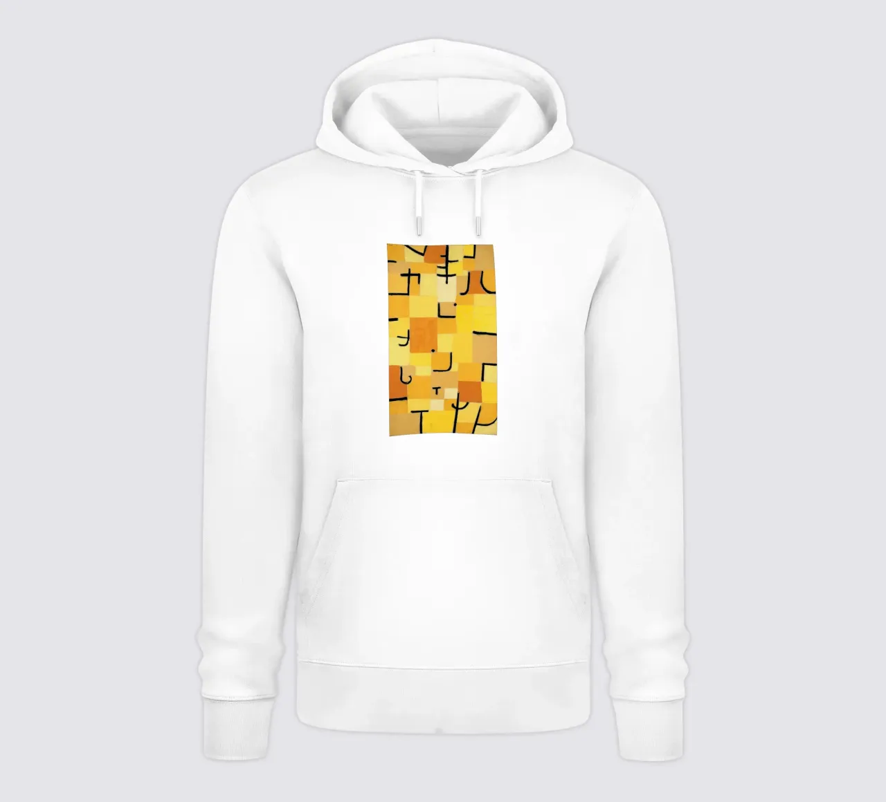 Paul Klee - Segni in giallo felpa con cappuccio da Timeless Artworks