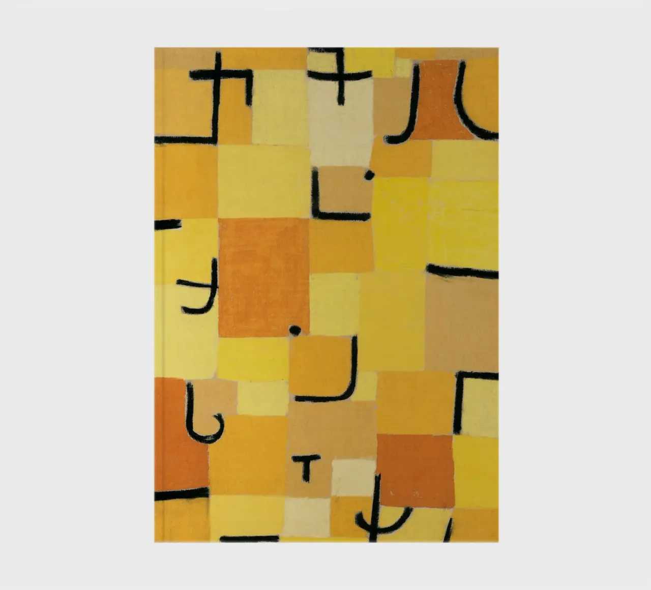 Paul Klee - Signes en jaune carnet de notes de Timeless Artworks