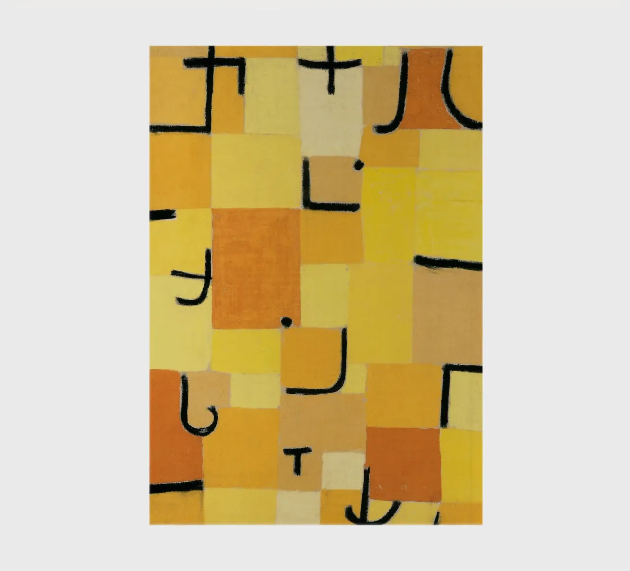 Paul Klee - Signes en jaune carnet de notes de Timeless Artworks