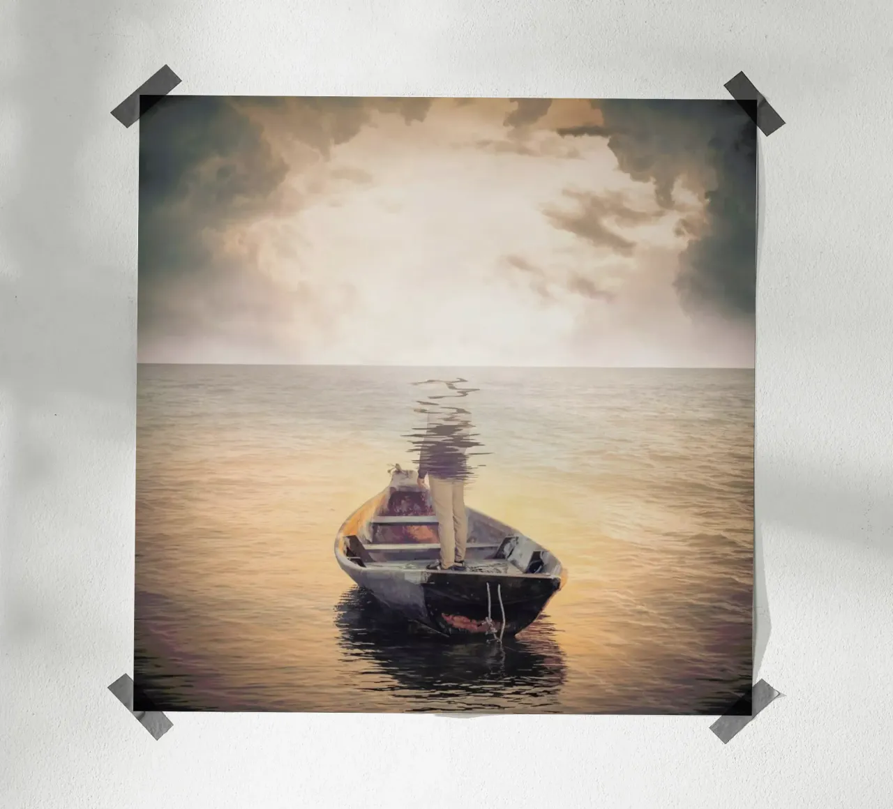 Glas Sea poster by Eugene Soloviev