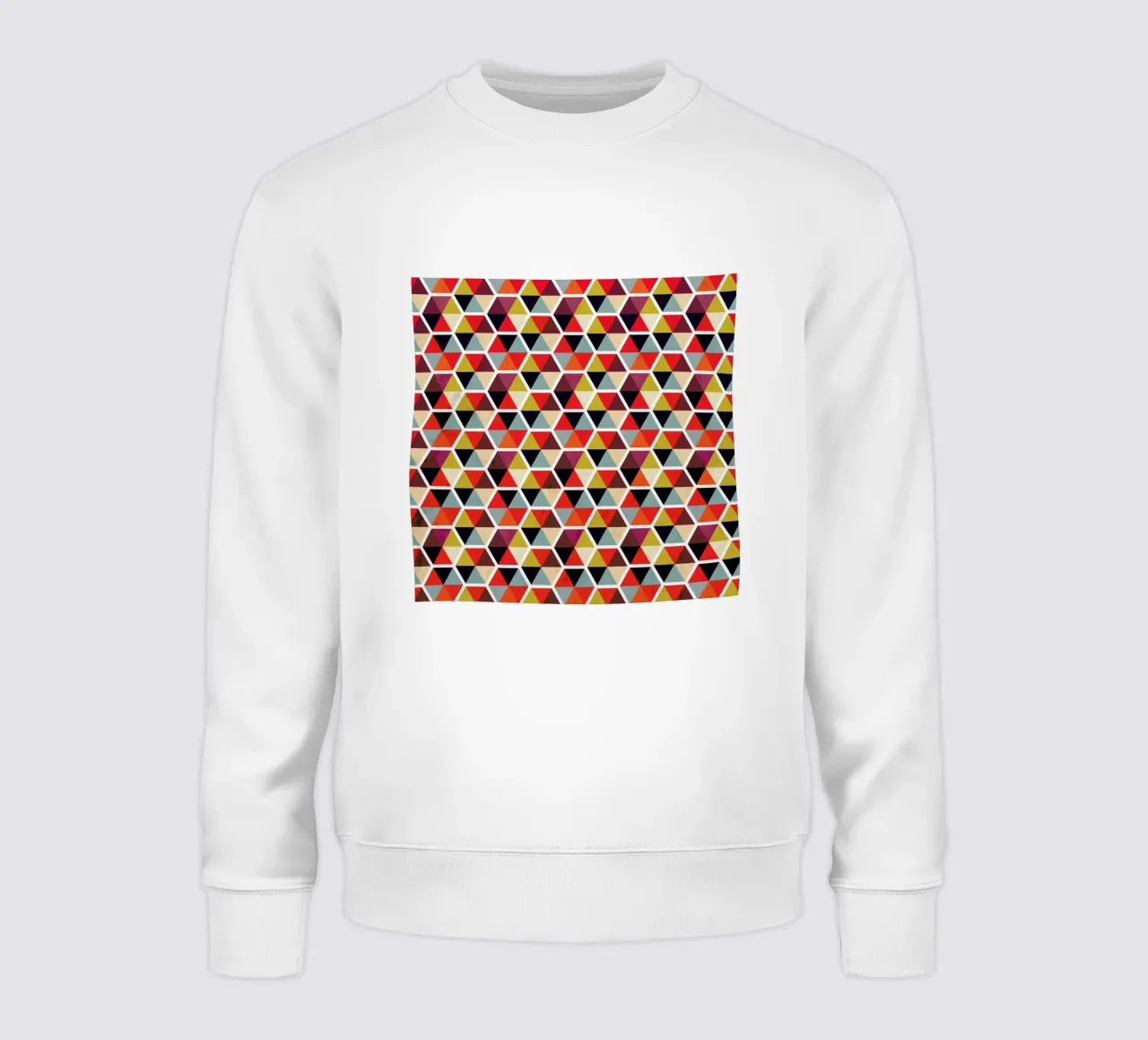 Colorful Umbrellas Geometric Pattern sweatshirt by Tobe Fonseca