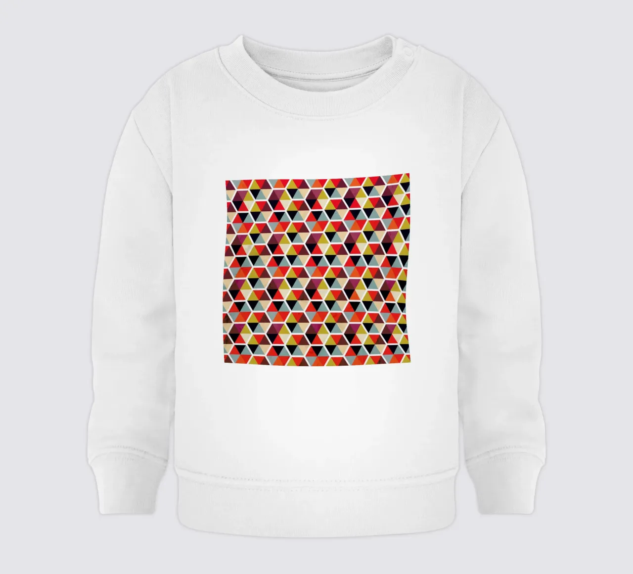 Colorful Umbrellas Geometric Pattern felpa neonato da Tobe Fonseca