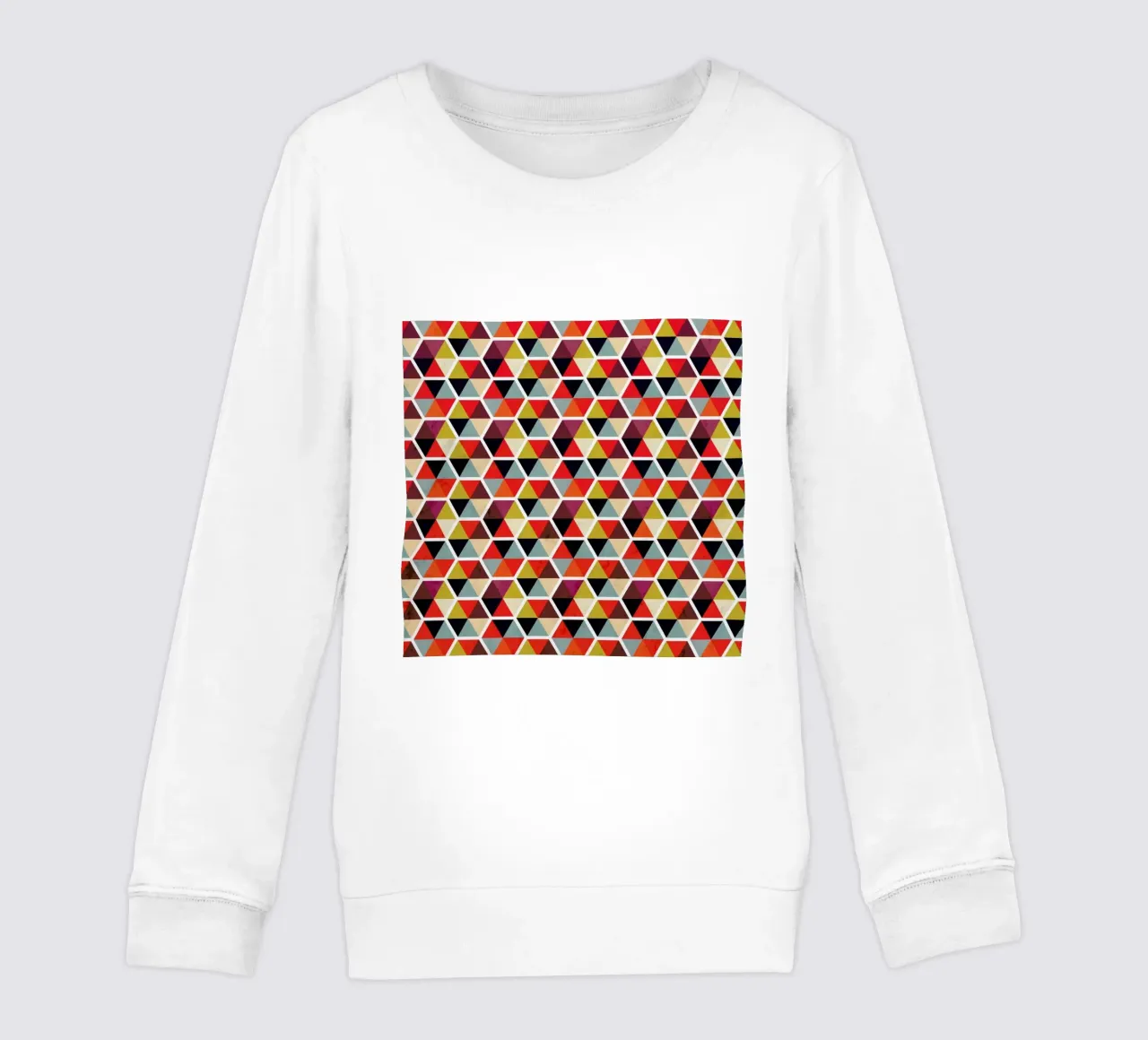 Colorful Umbrellas Geometric Pattern felpa bambino da Tobe Fonseca