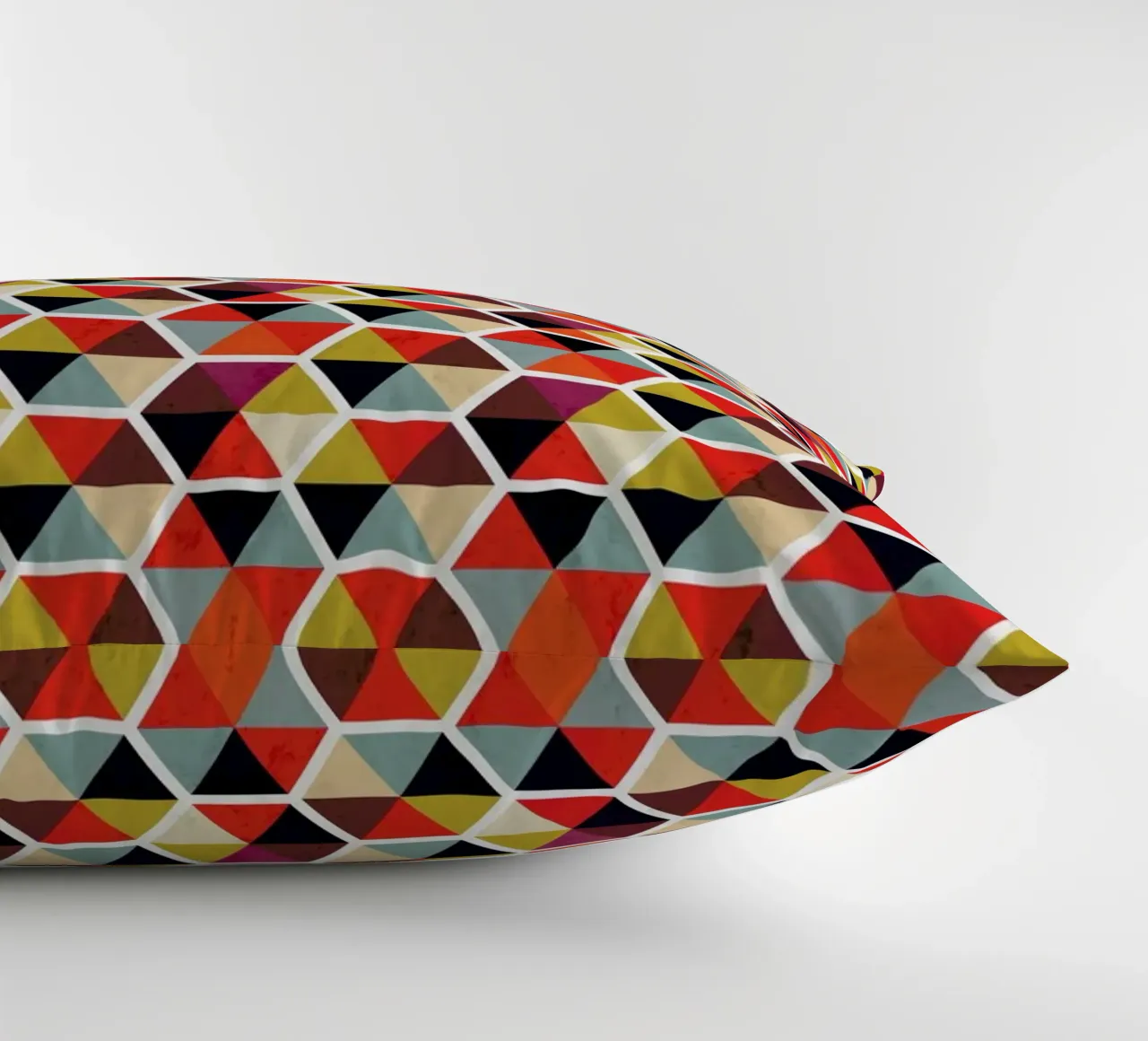 Colorful Umbrellas Geometric Pattern cuscino da Tobe Fonseca